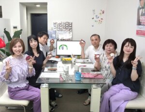 毎週火曜日はスタッフミーティング！ 毎日暑い中でハピネスの会員のみなさんは婚活を頑張られていますので、私たちのサポートにもつい力が入ってしまいます(^O^)／