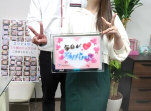 お見合いでピピピッ!ときたお二人。そのまま1ヶ月ちょっとでご成婚で~す💕 息ピッタリのお二人が仲良くご成婚手続きにご来店されました(#^.^#)