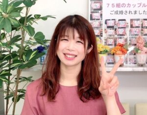 ハピネスの会員様のお見合いのお手伝いをさせていただいているあきで～す💕 みなさんがハピネスにご入会されたら私がお世話させていただきます(*^^)v